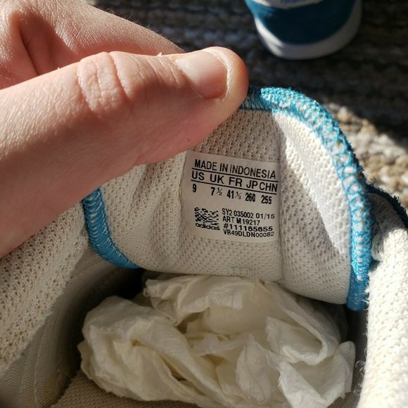 Universal women Adidas Adistar Racer size 9 (M19217)  White,Blue - Picture 8 of 12